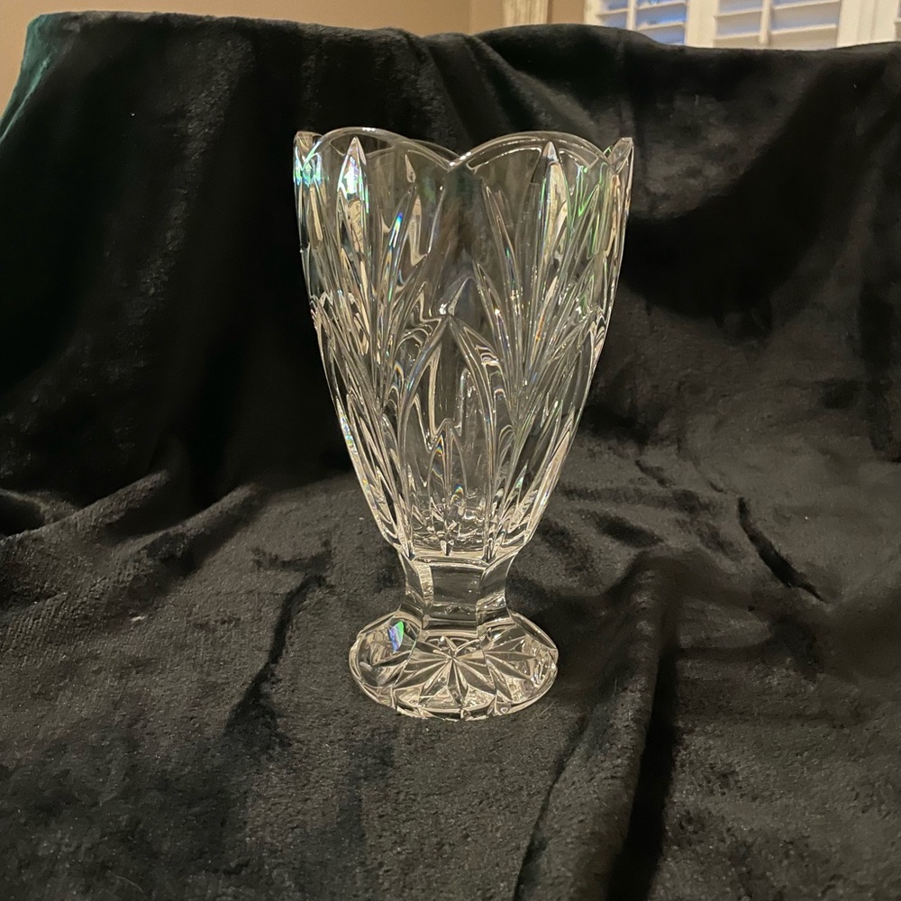 Waterford marquis 8” vase - Canterbury Pattern